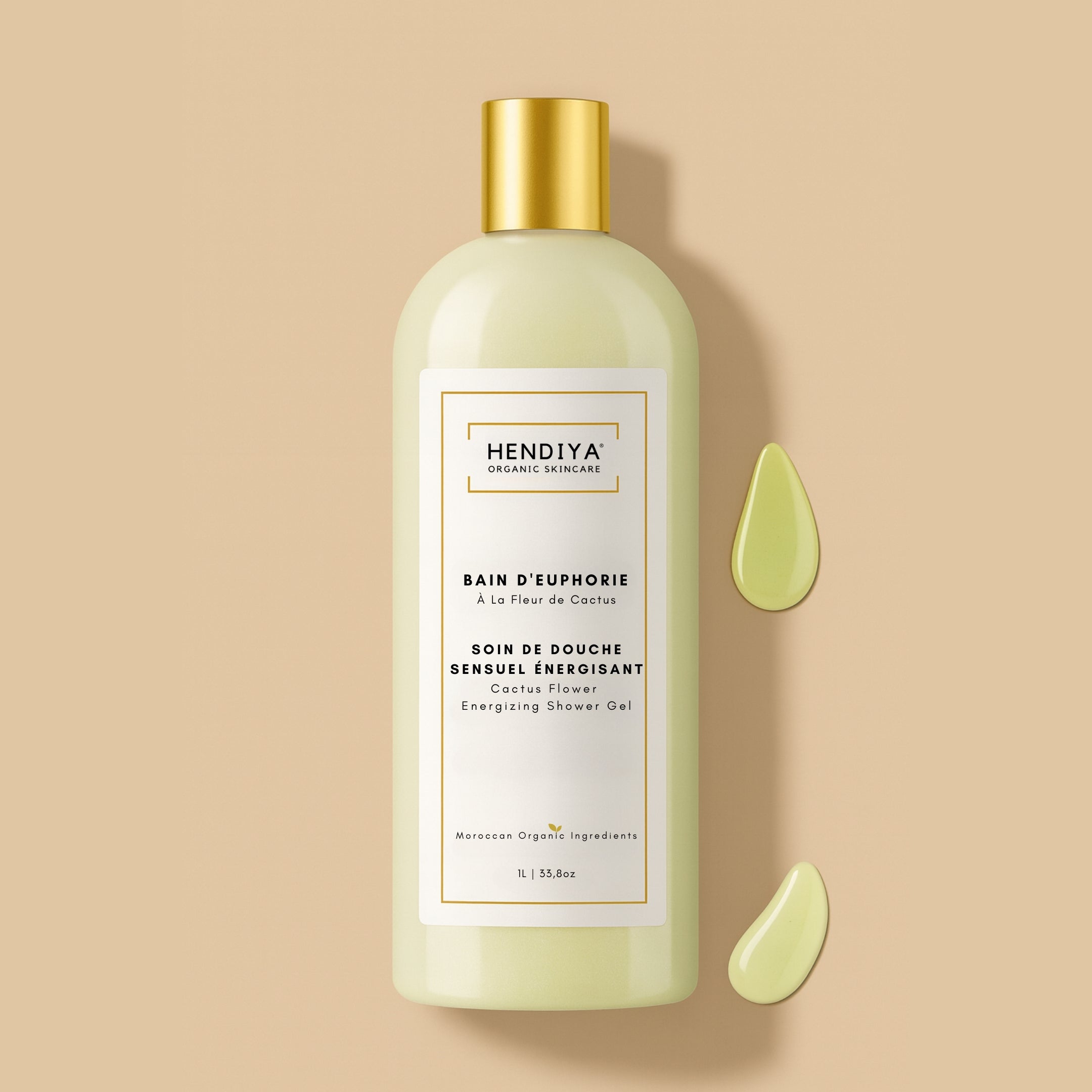 Recharge 1L Bain d'Euphorie - Soin de Douche Énergisant Fleur de Cactus