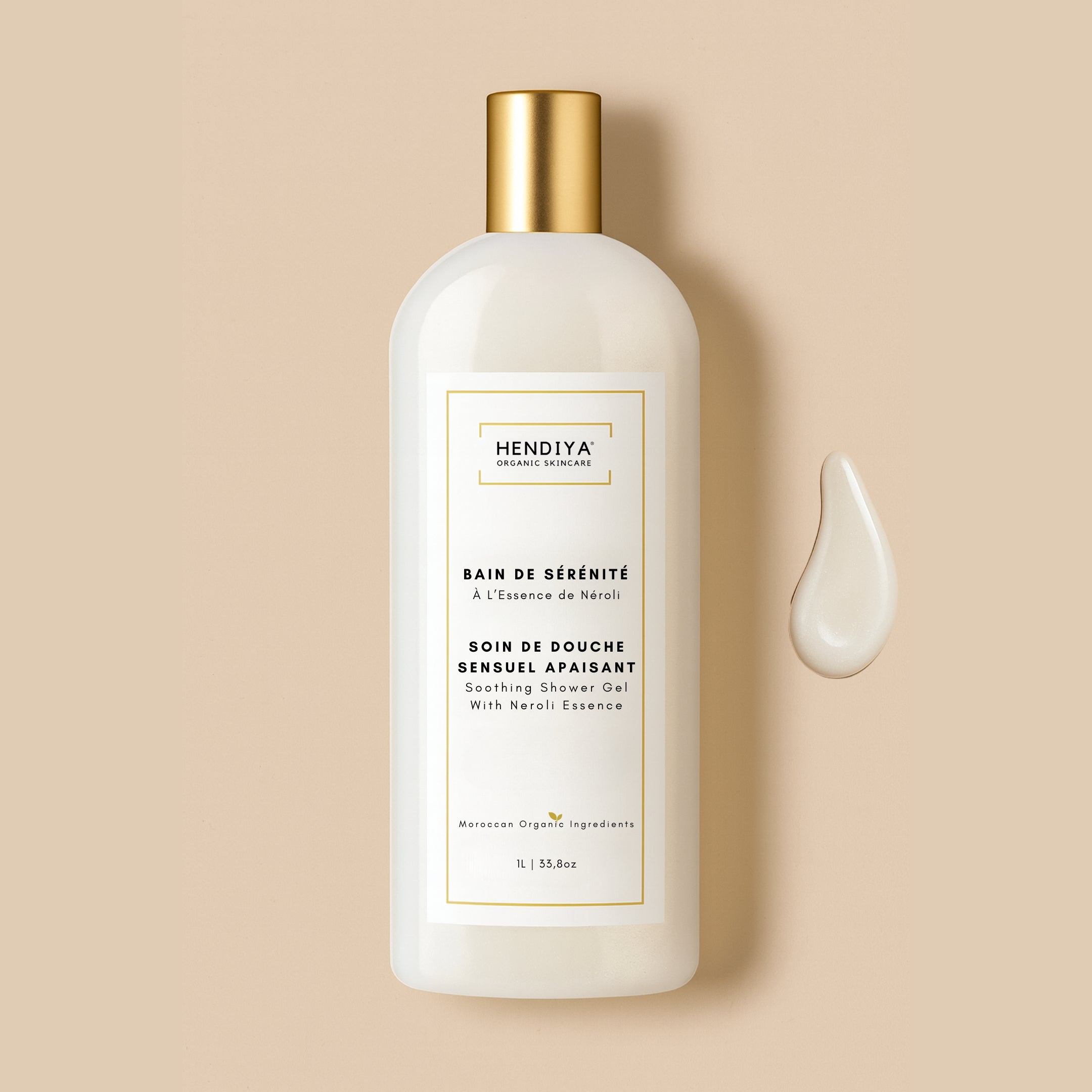 Recharge 1L Bain de Sérénité - Soin de Douche Apaisant Essence de Néroli